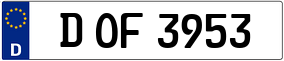Truck License Plate